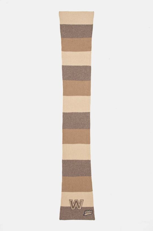 

Шерстяной шарф Weekend Max Mara, коричневый