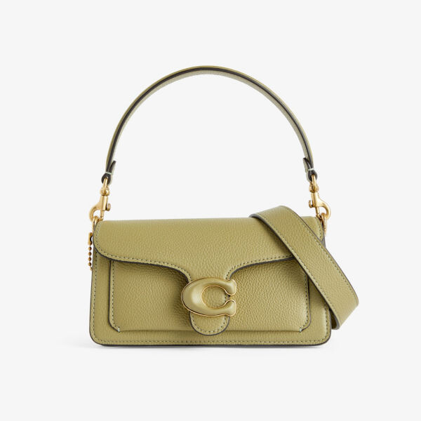 

Сумка на плечо из кожи Tabby Coach, цвет b4/moss