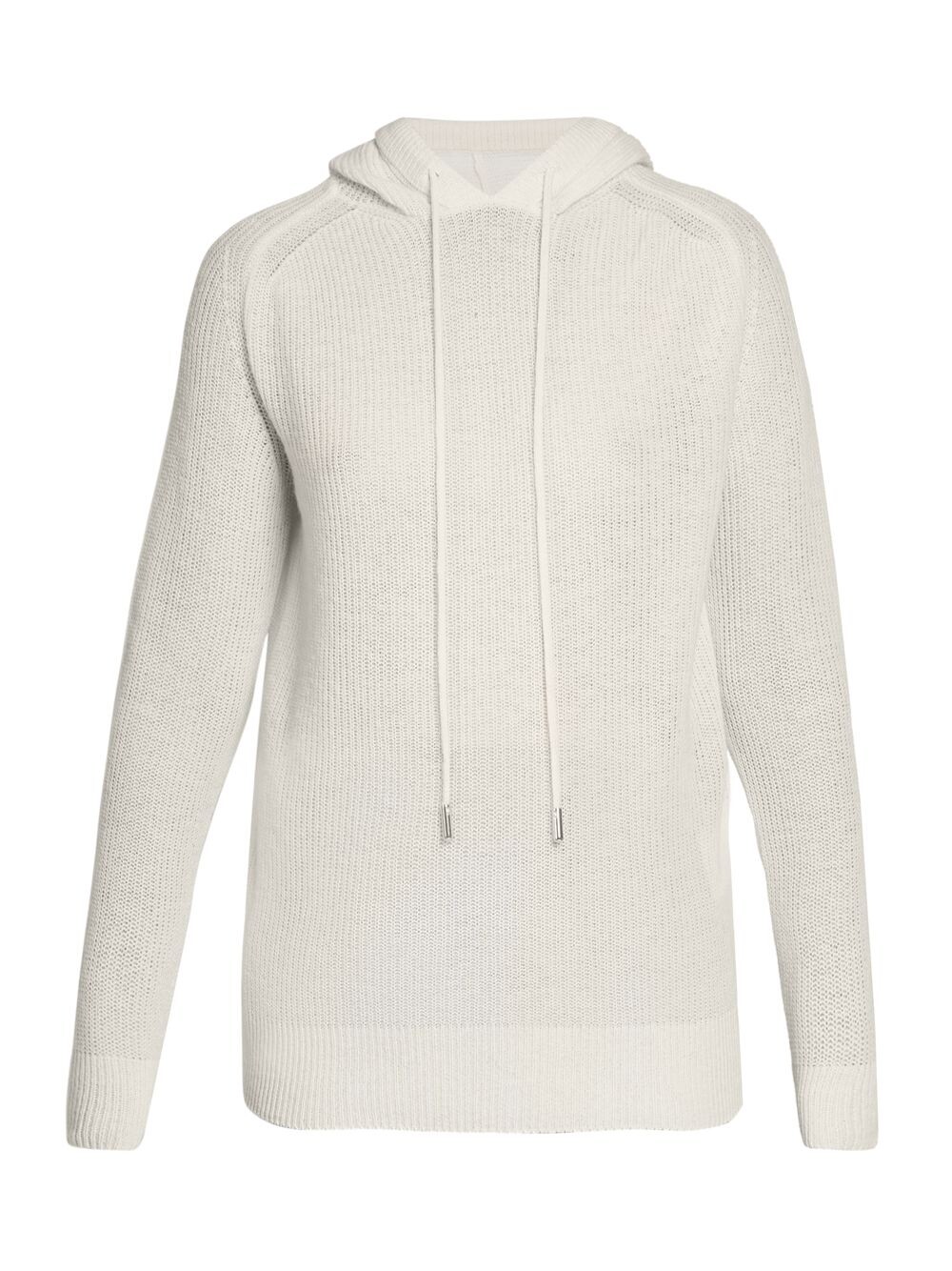 

Толстовка с капюшоном Mainline из шерсти и кашемира Moncler, белый