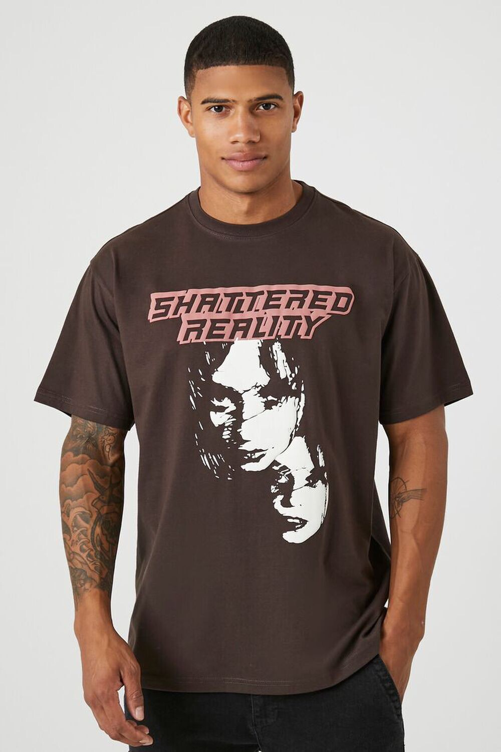 

Футболка с рисунком Shattered Reality Forever 21