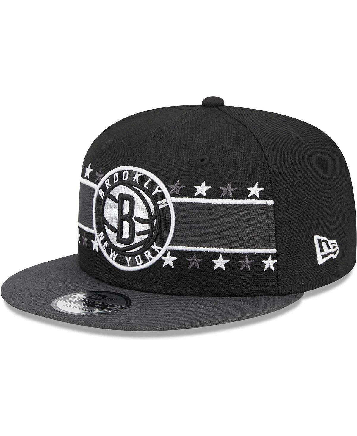 

Мужская черная бейсболка Brooklyn Nets с полосками звезд 9FIFTY Snapback New Era