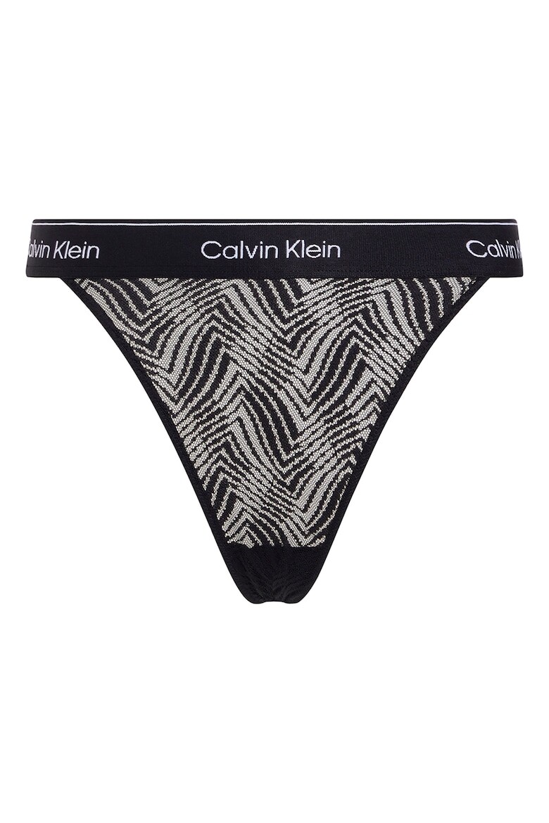 

Стринги с логотипом Calvin Klein, черный