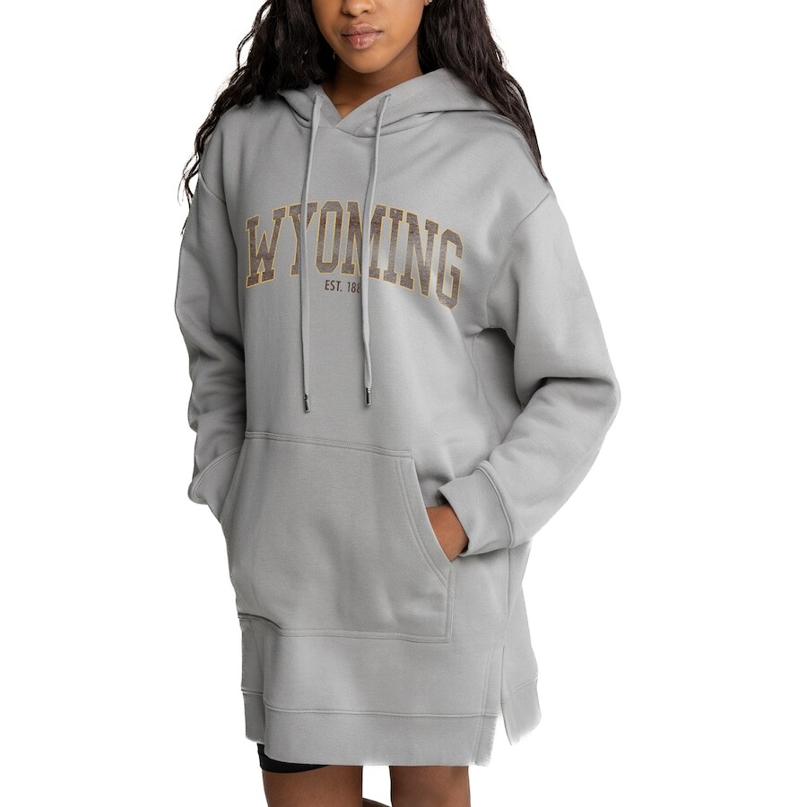 

Платье-худи Gameday Couture Wyoming Cowboys, серый