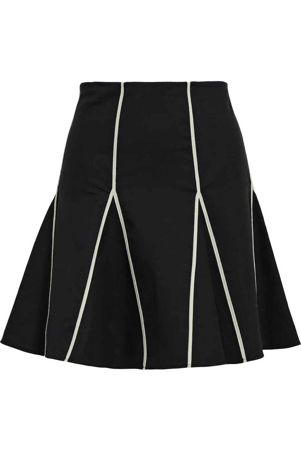

Мини-юбка из крепа с добавлением хлопка Redvalentino, черный