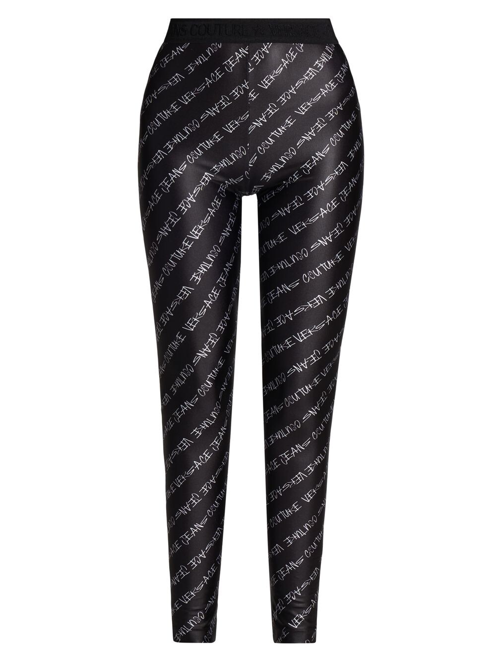 

Леггинсы с логотипом Versace Jeans Couture, черный