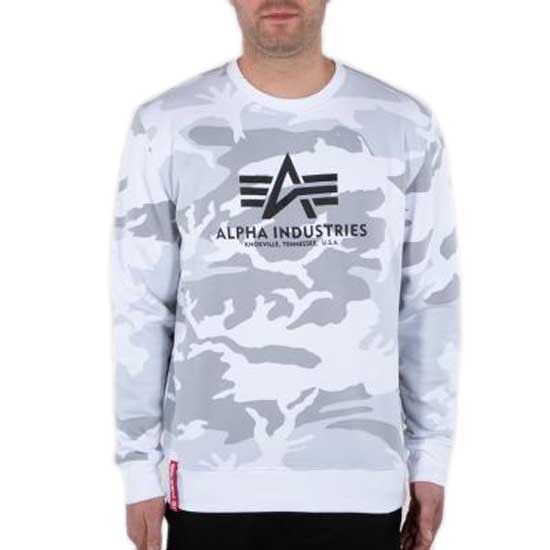 

Толстовка Alpha Industries Basic Camo, белый