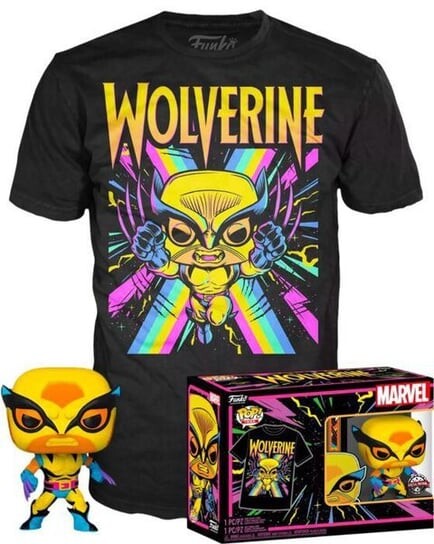 

Funko POP и футболка, комплект, Xmen, Wolverine, Glow, M Funko POP!