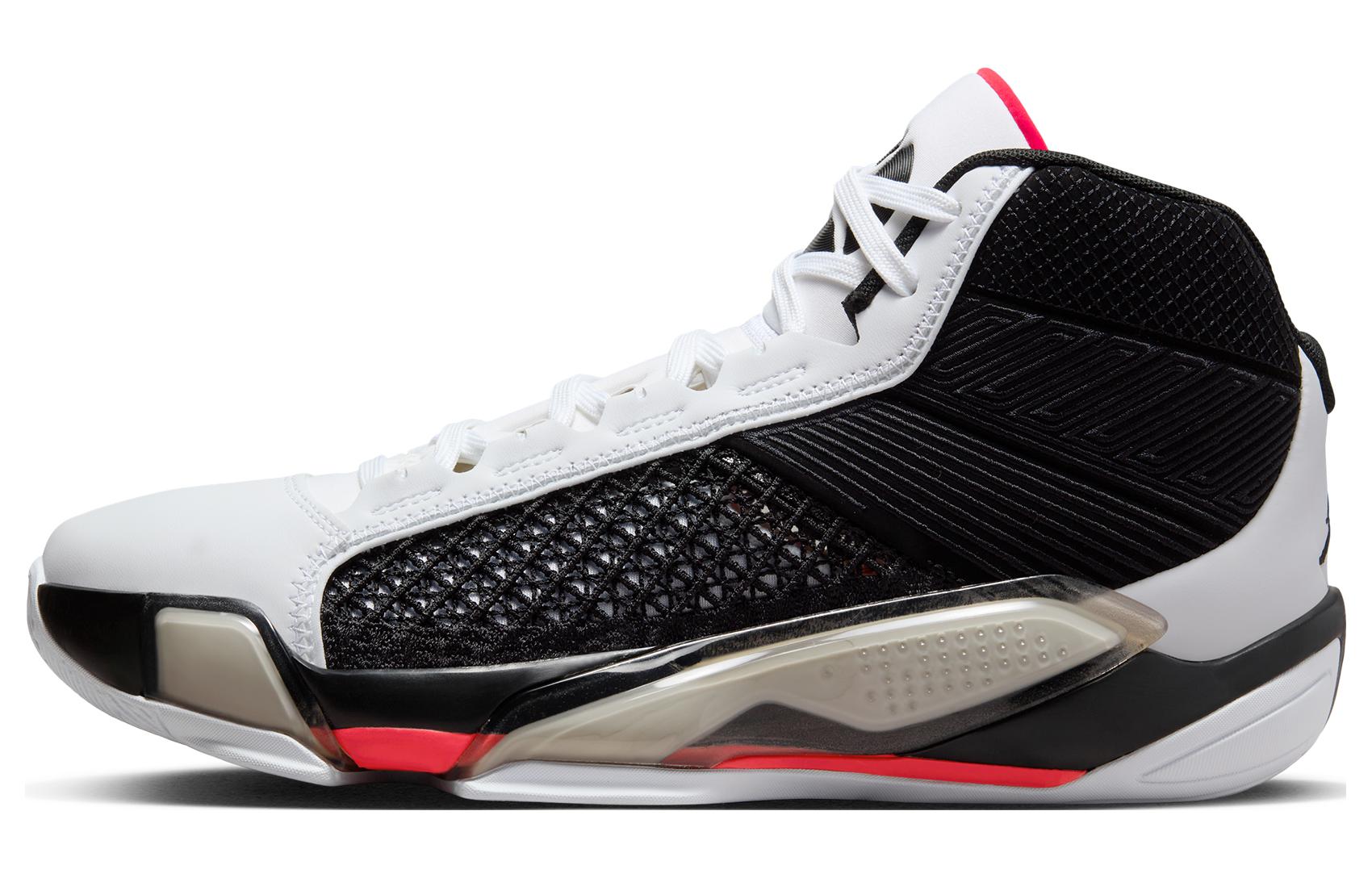 цена Мужские баскетбольные кроссовки Jordan Air Jordan 38, черное и белое