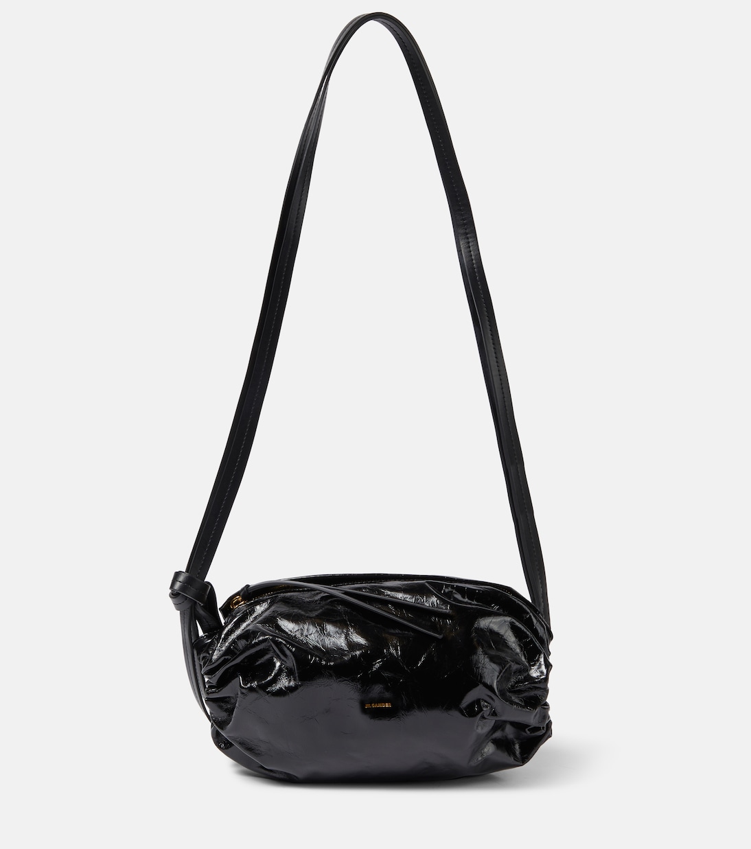 Кожаная сумка через плечо Jil Sander, черный jil sander сумка через плечо