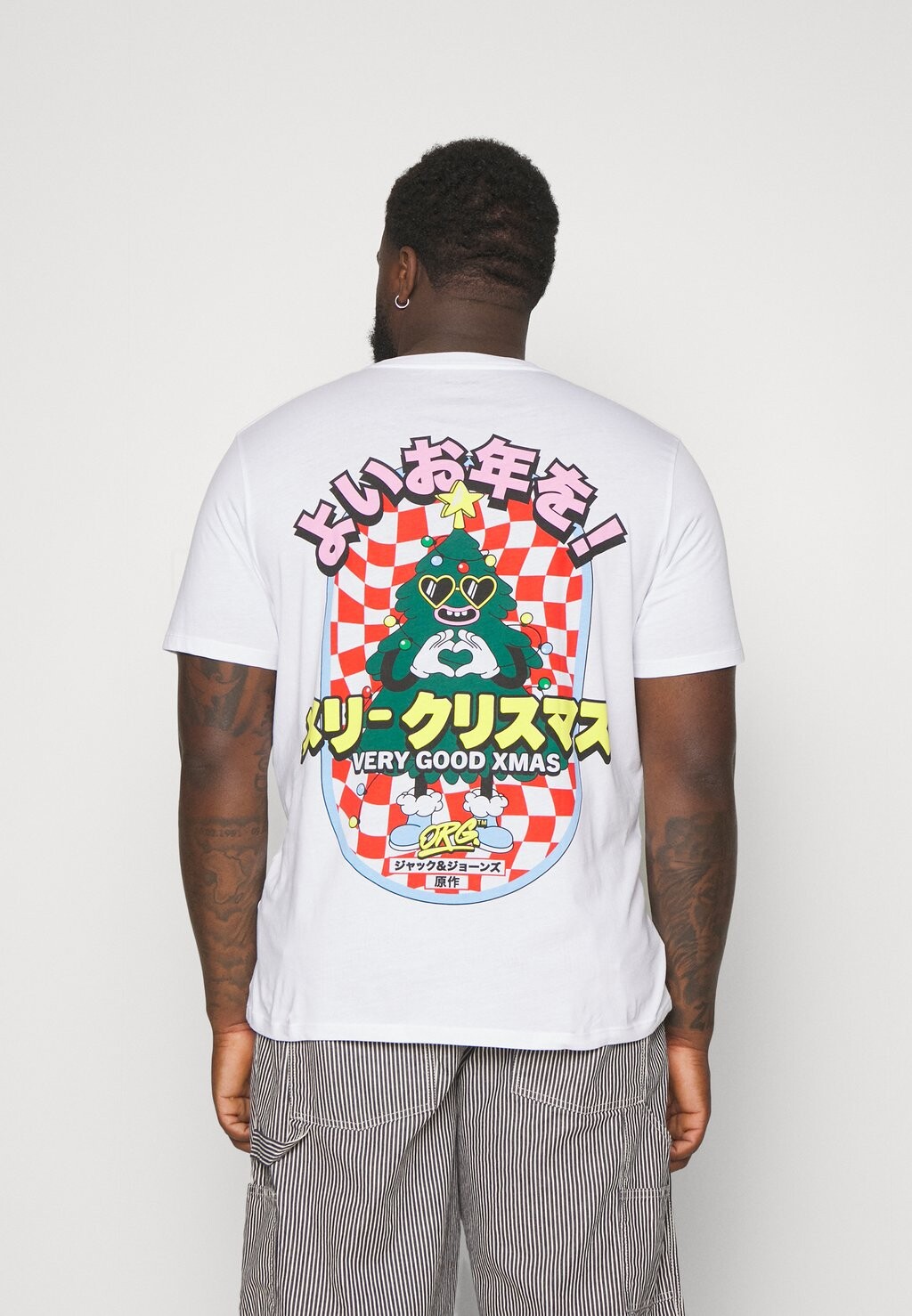 

Футболка с принтом Jorceremony Tee Crew Neck Jack & Jones, белый