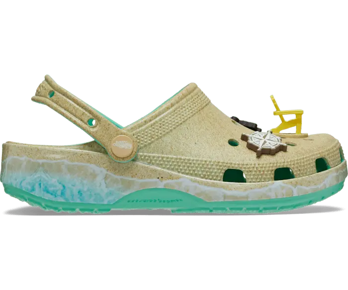 

Классические сабо Margaritaville Beach Crocs женские, цвет Pistachio