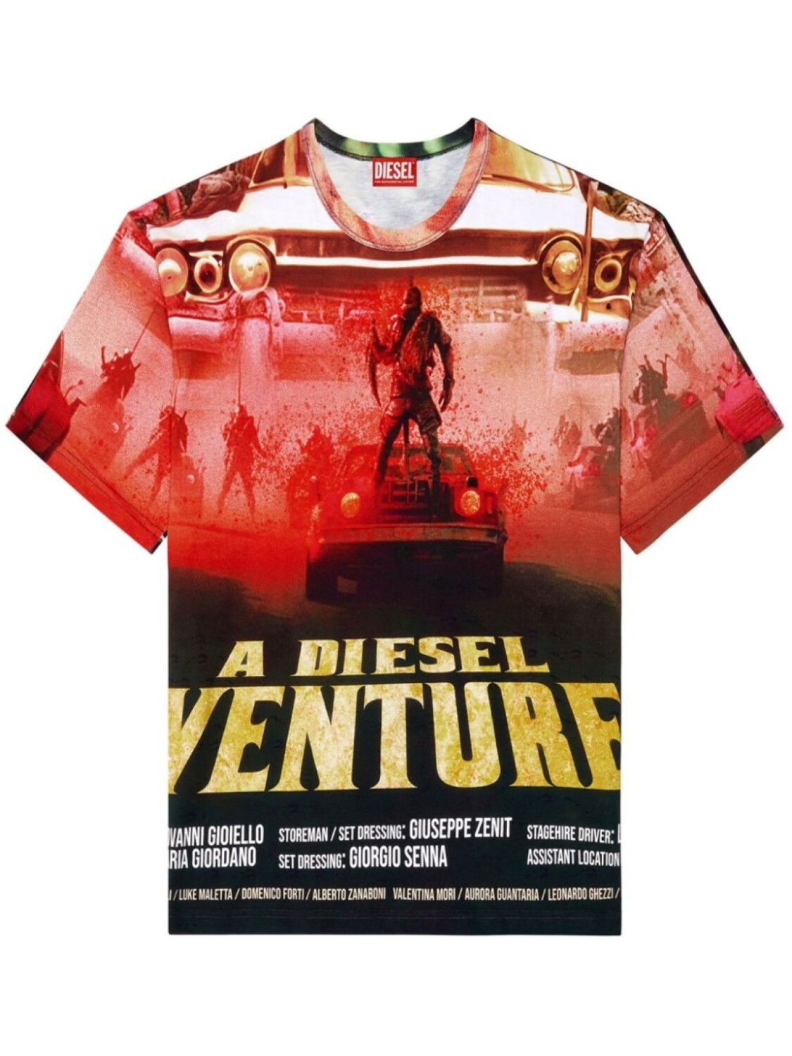 

Diesel футболка T-Boxt-Adventure с принтом, черный