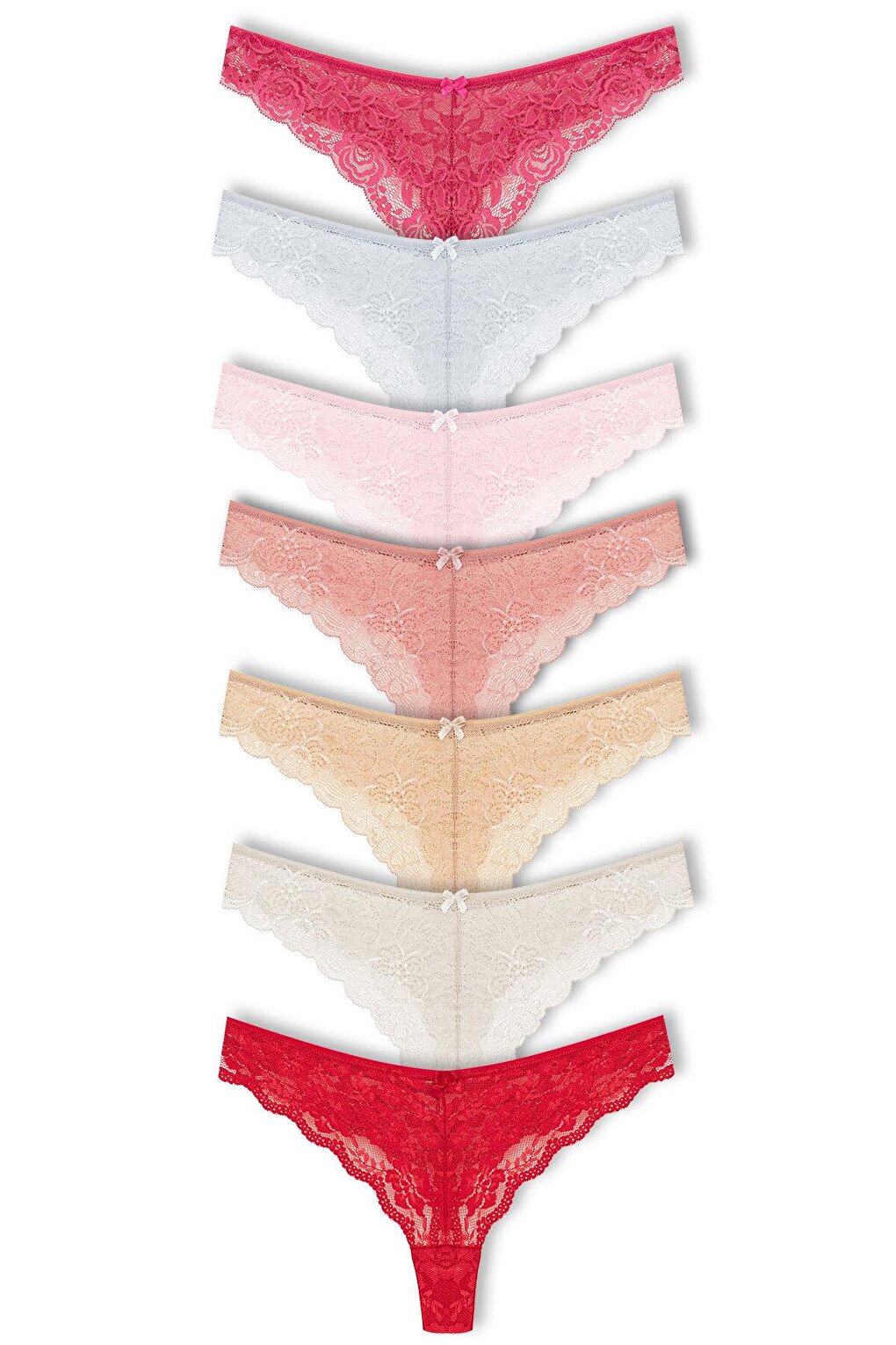 Кружевные бразильские женские трусики-стринги с высокой талией, 7 шт. HNX asus mw202 бело розовый