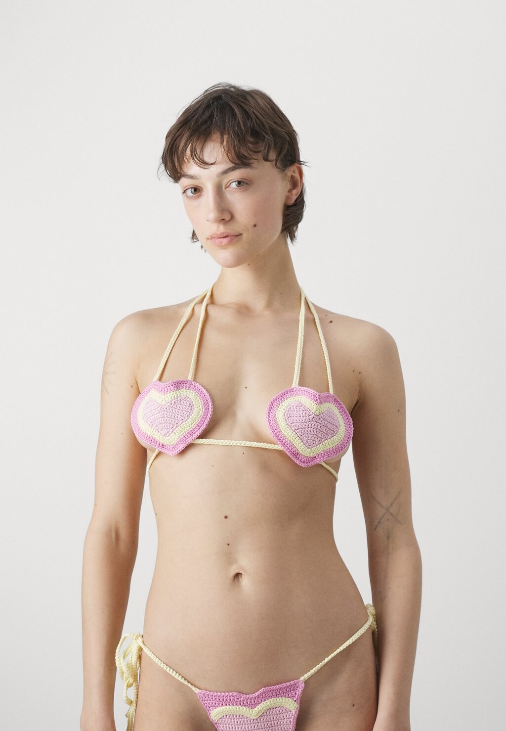 

Верх бикини Heart Bra GCDS, цвет mix