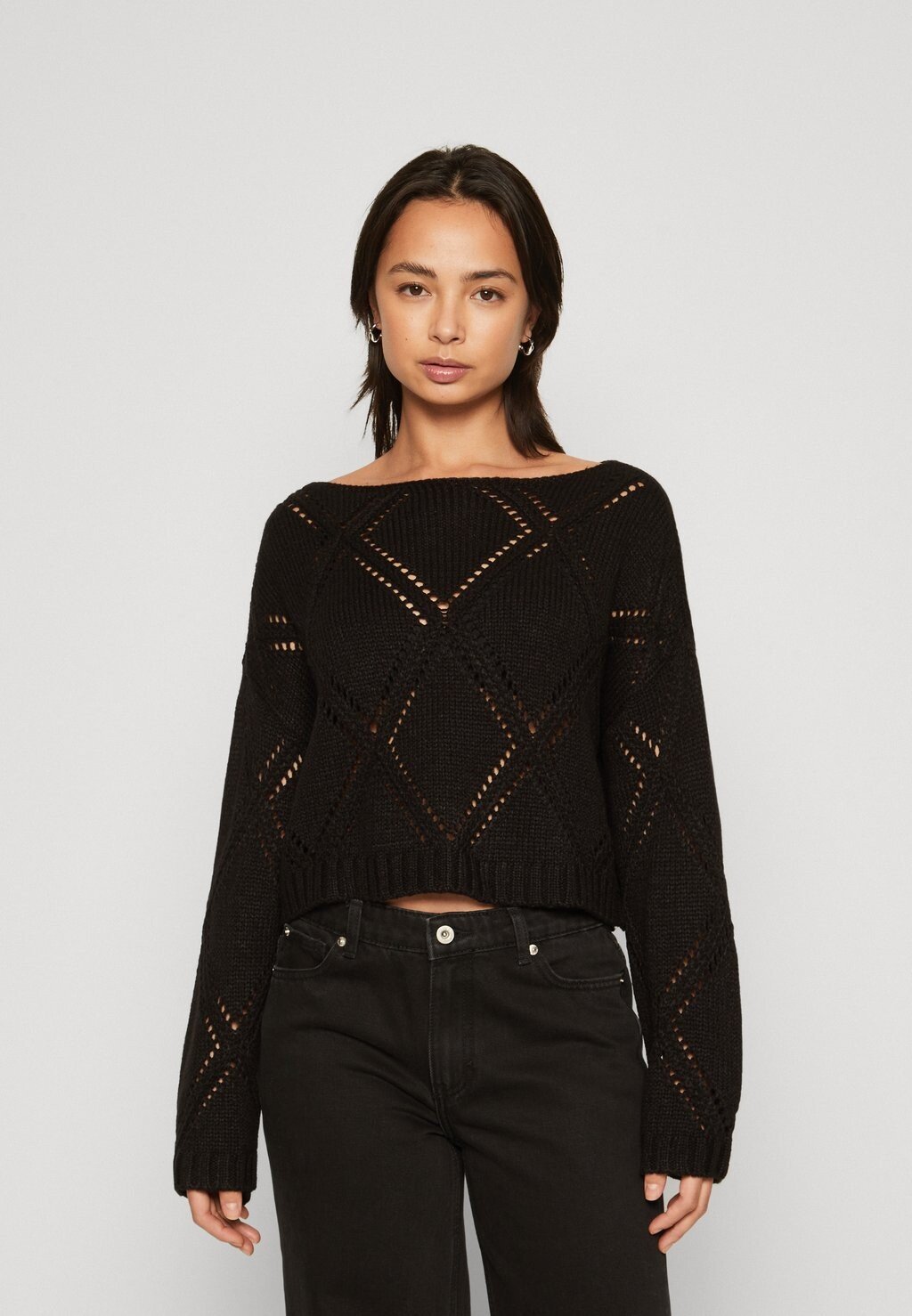 

Свитер Vmvalo Boatneck Vero Moda Petite, черный