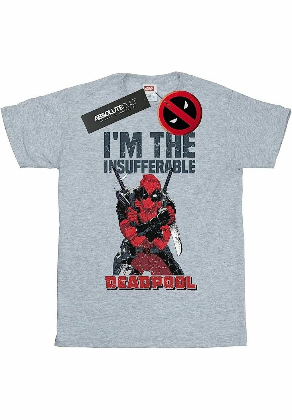 

Футболка с принтом rockshirts, серый