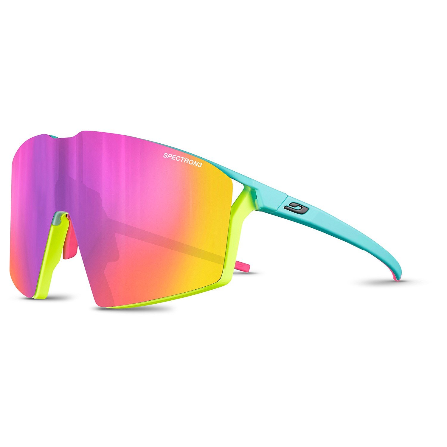 Солнцезащитные очки Julbo Edge, цвет Blue / Flourescent Yellow - Pink Spectron 3