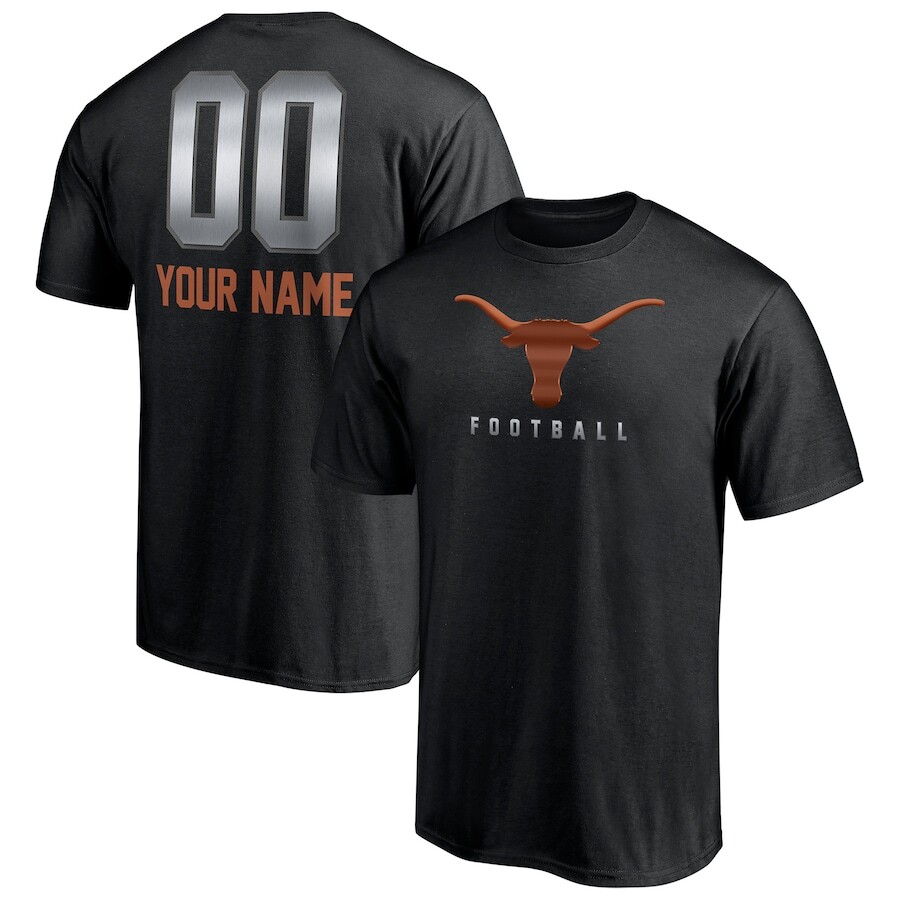 

Футболка с коротким рукавом Fanatics Branded Texas Longhorns, черный