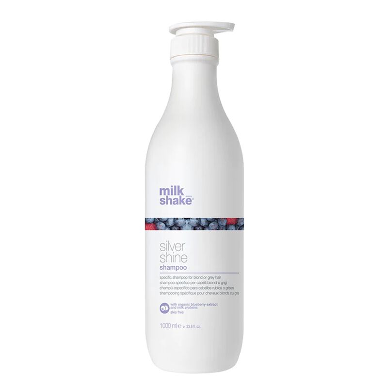 Охлаждающий шампунь для цвета волос Milk Shake Silver Shine, 1000 мл milk shake silver shine shampoo and silver shine conditioner