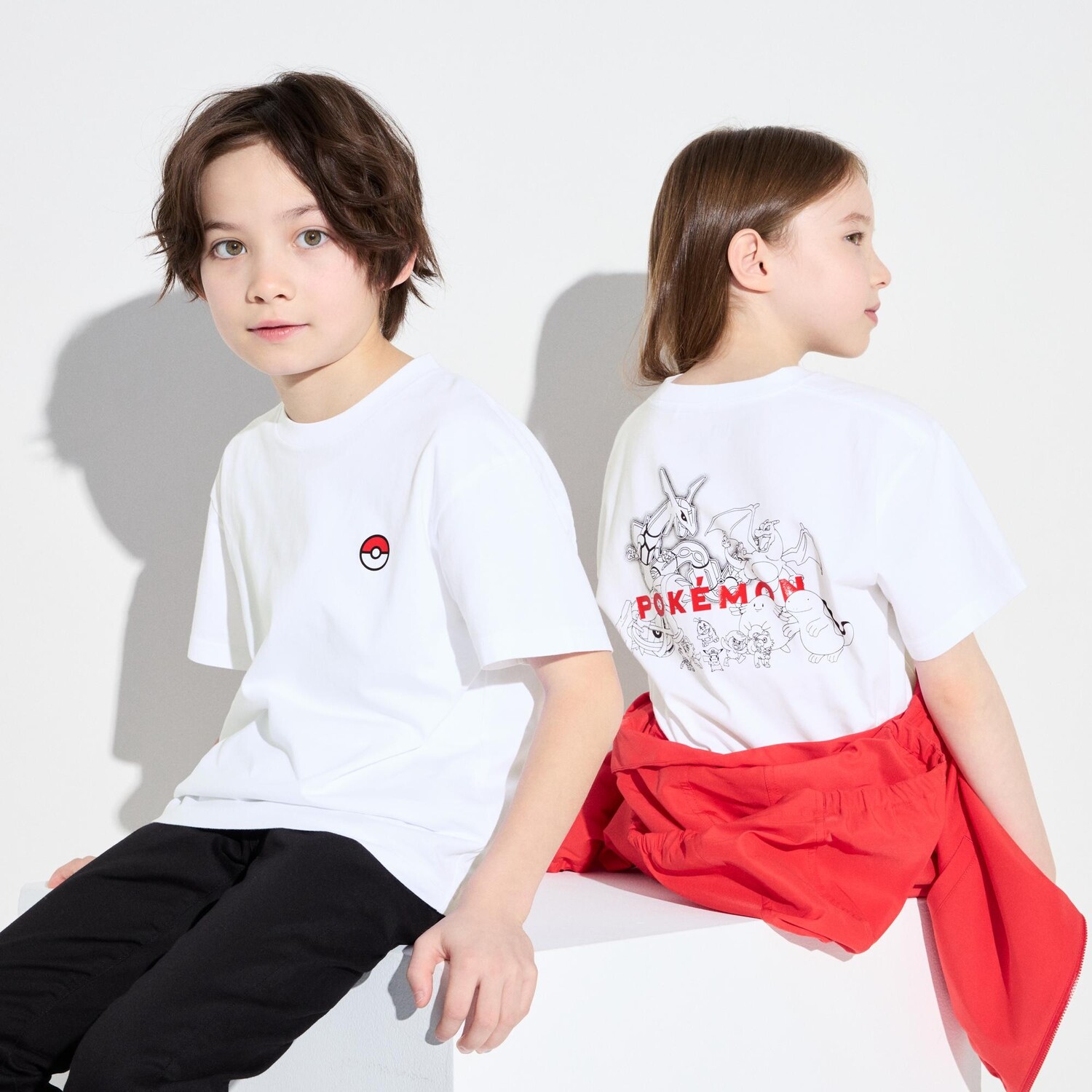 

Футболка UT Pokémon: New Adventure UNIQLO, белый