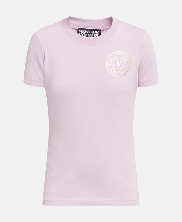 

Футболка Versace Jeans Couture, лиловый