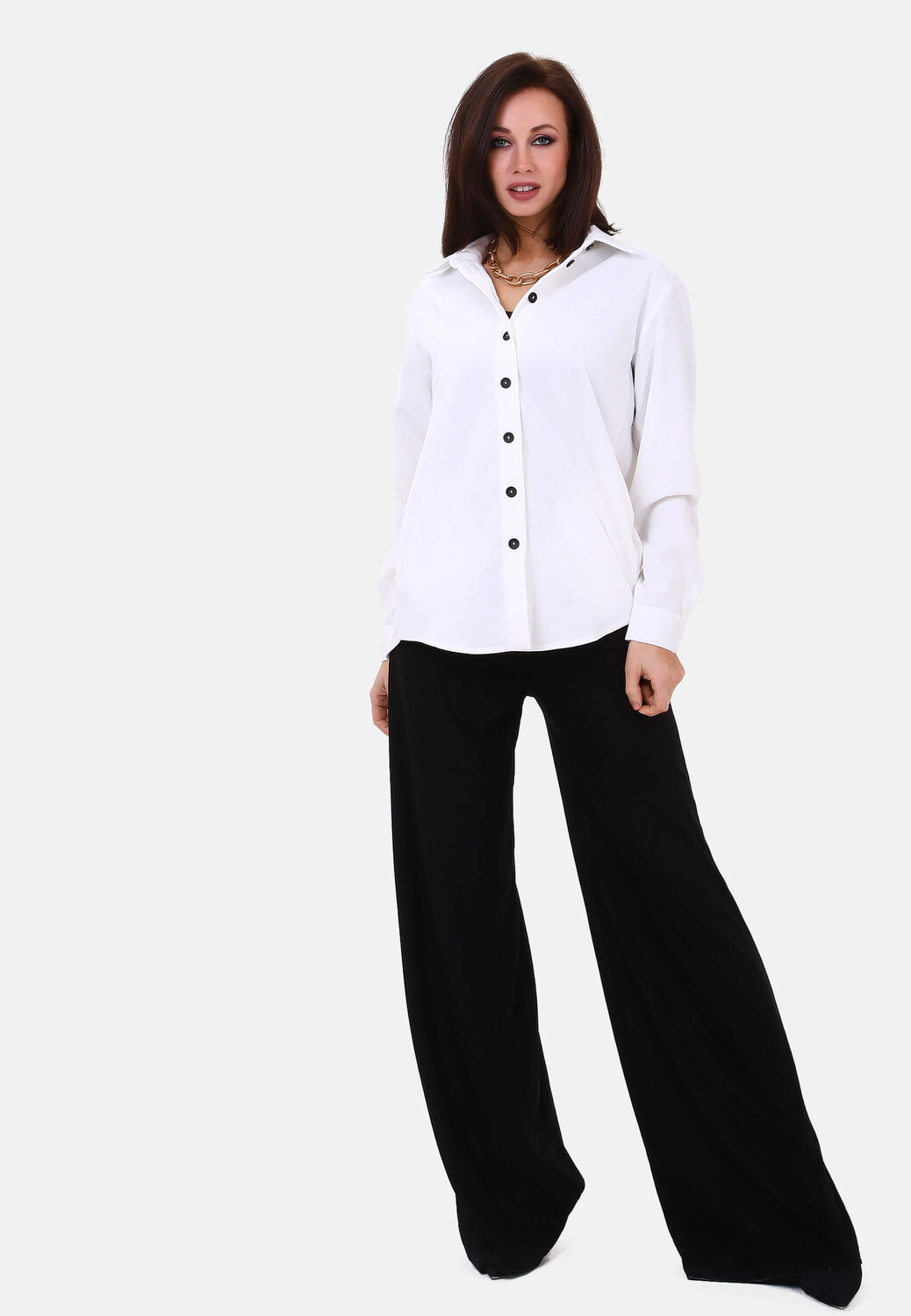 

Блуза Awesome Apparel Button down, белый
