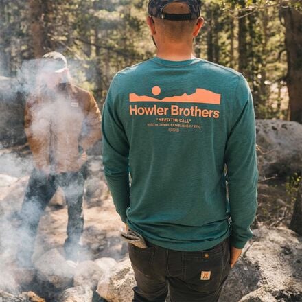 

Футболка с длинными рукавами Select мужская Howler Brothers, цвет Howler Arroyo/Petrol Heather