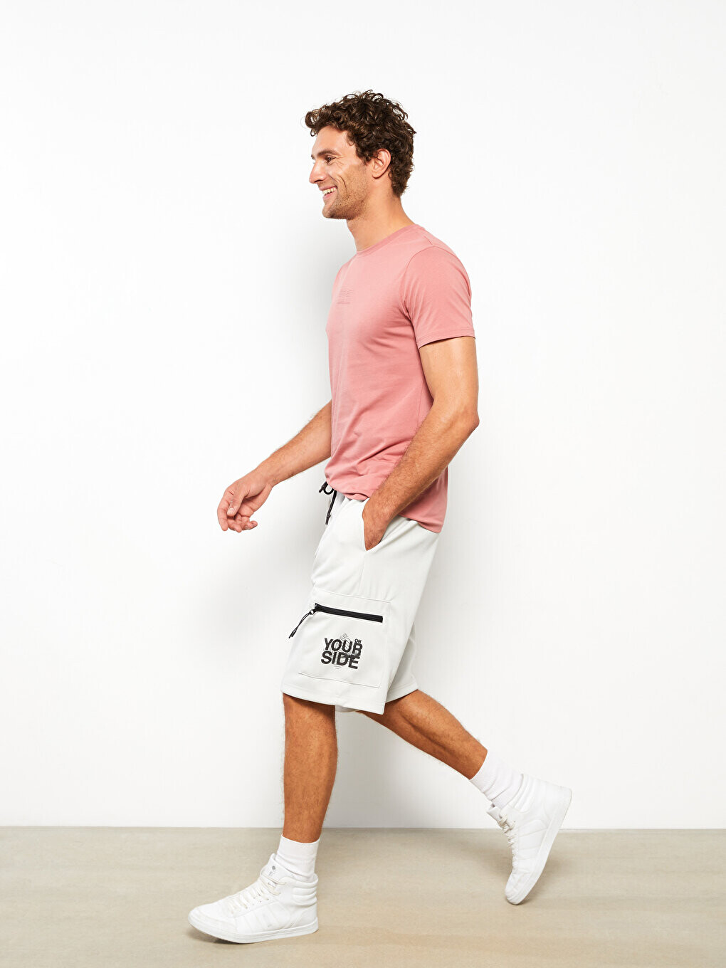 

Мужские шорты Standard Mold с эластичной резинкой на талии LCW Casual