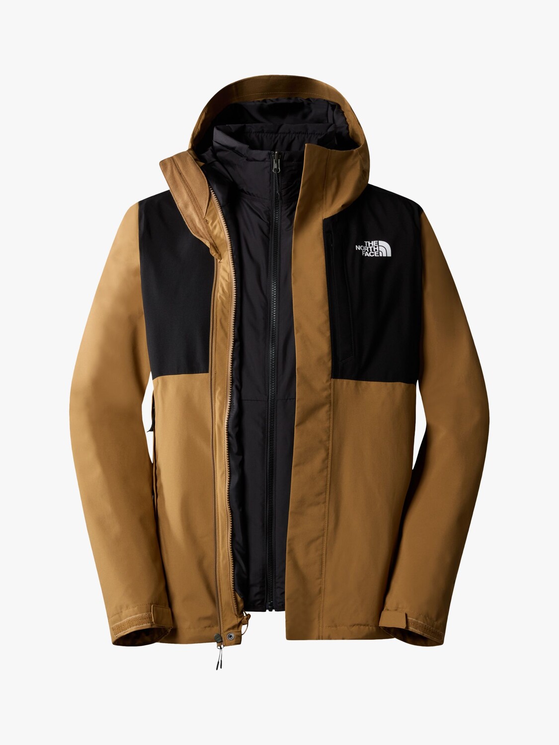 

Мужская куртка Carto Triclimate Sii The North Face, утилиты коричневый/tnf черный