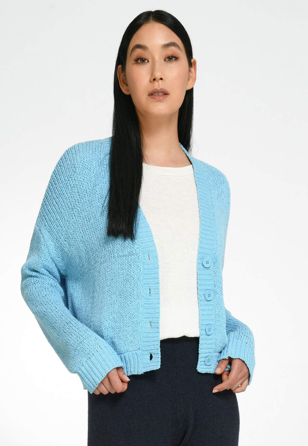 

Толстовка PETER HAHN Strickjacke Cotton, бирюзовый