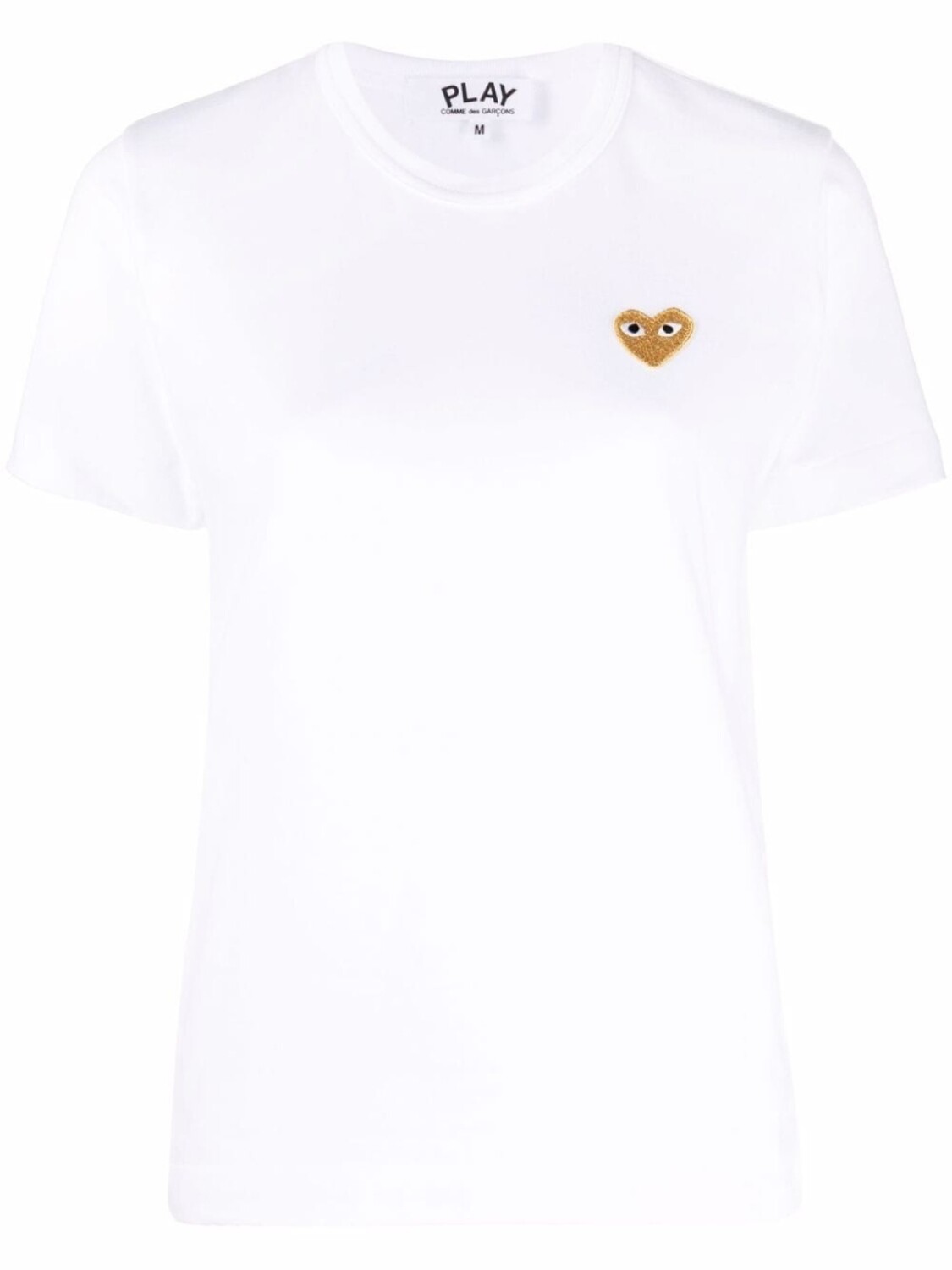 

Comme Des Garçons Play футболка с вышивкой, белый
