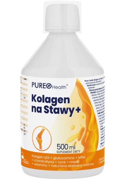 цена Препарат, укрепляющий суставы и улучшающий состояние кожи, волос и ногтей Pureo Health Kolagen Na Stawy +, 500 мл