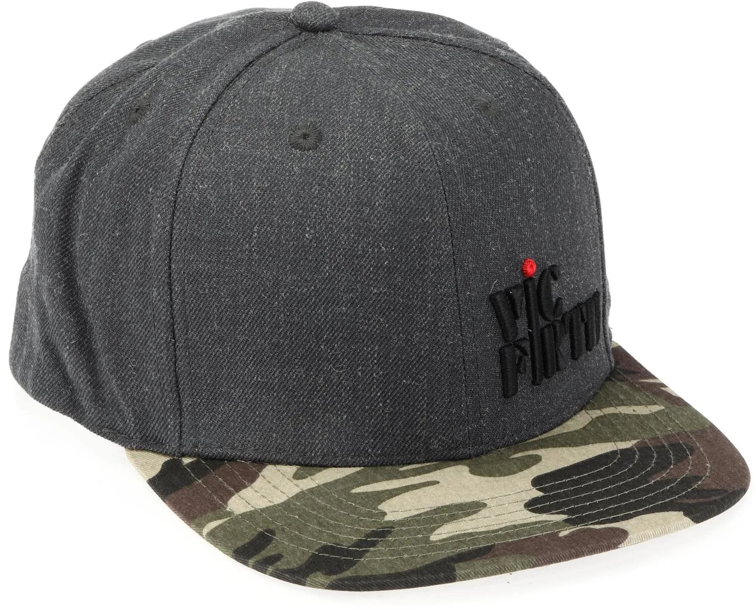 

Кепка Snapback с 6 панелями Vic Firth - Серый камуфляж