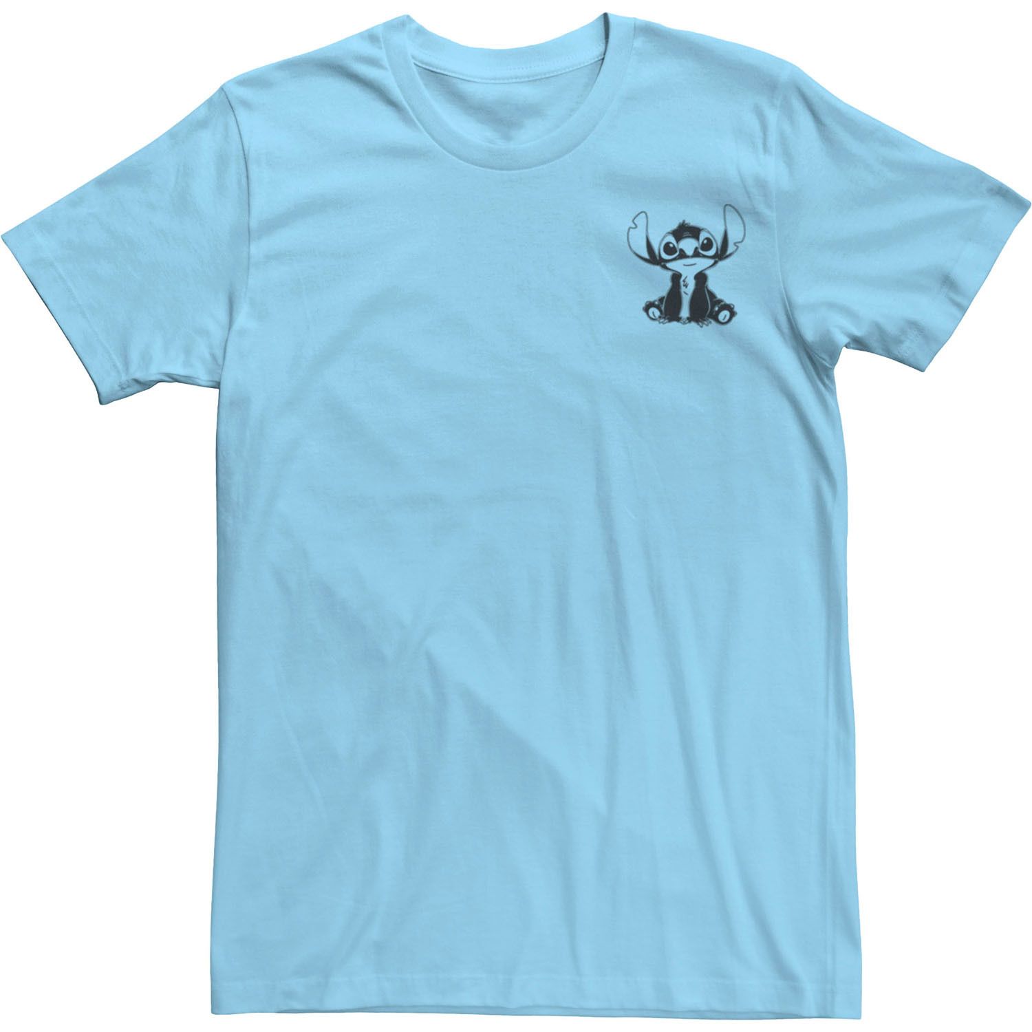 Мужская футболка Lilo & Stitch с винтажной подкладкой и карманами Hit Licensed Character