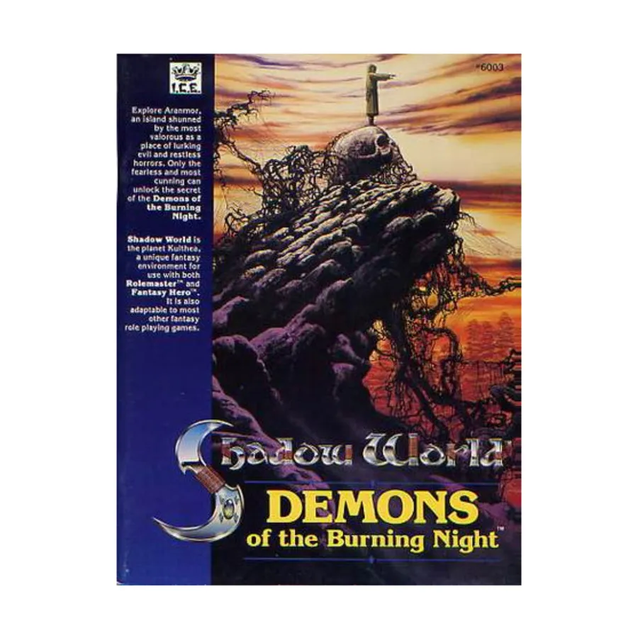

Demons of the Burning Night, Shadow World (I.C.E.), мягкая обложка
