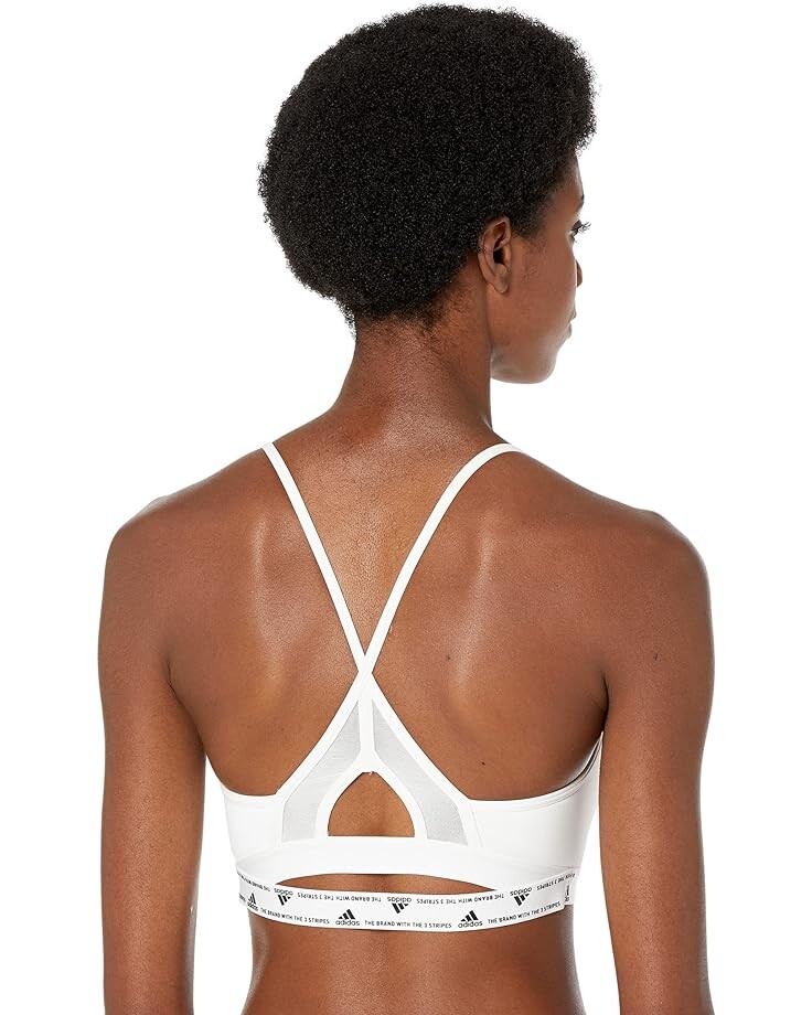

Бюстгальтер Adidas Aeroreact Training Light Support Bra, белый