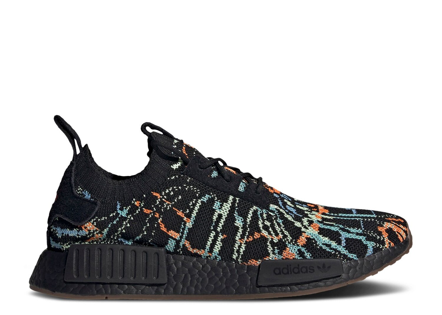 

Кроссовки adidas Nmd_R1 Primeknit 'Black Glitch', черный