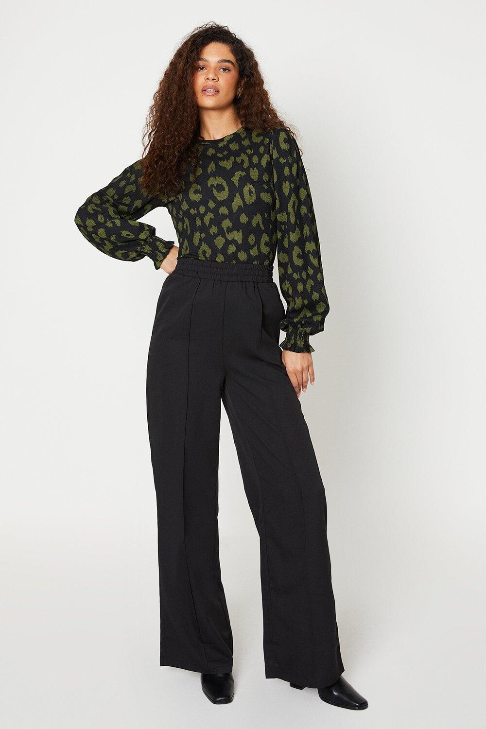

Высокий топ с манжетами и сборками Dorothy Perkins, мультиколор