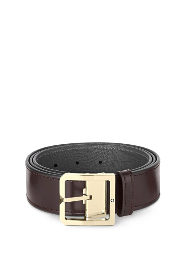 

Коричневый мужской кожаный ремень Montblanc