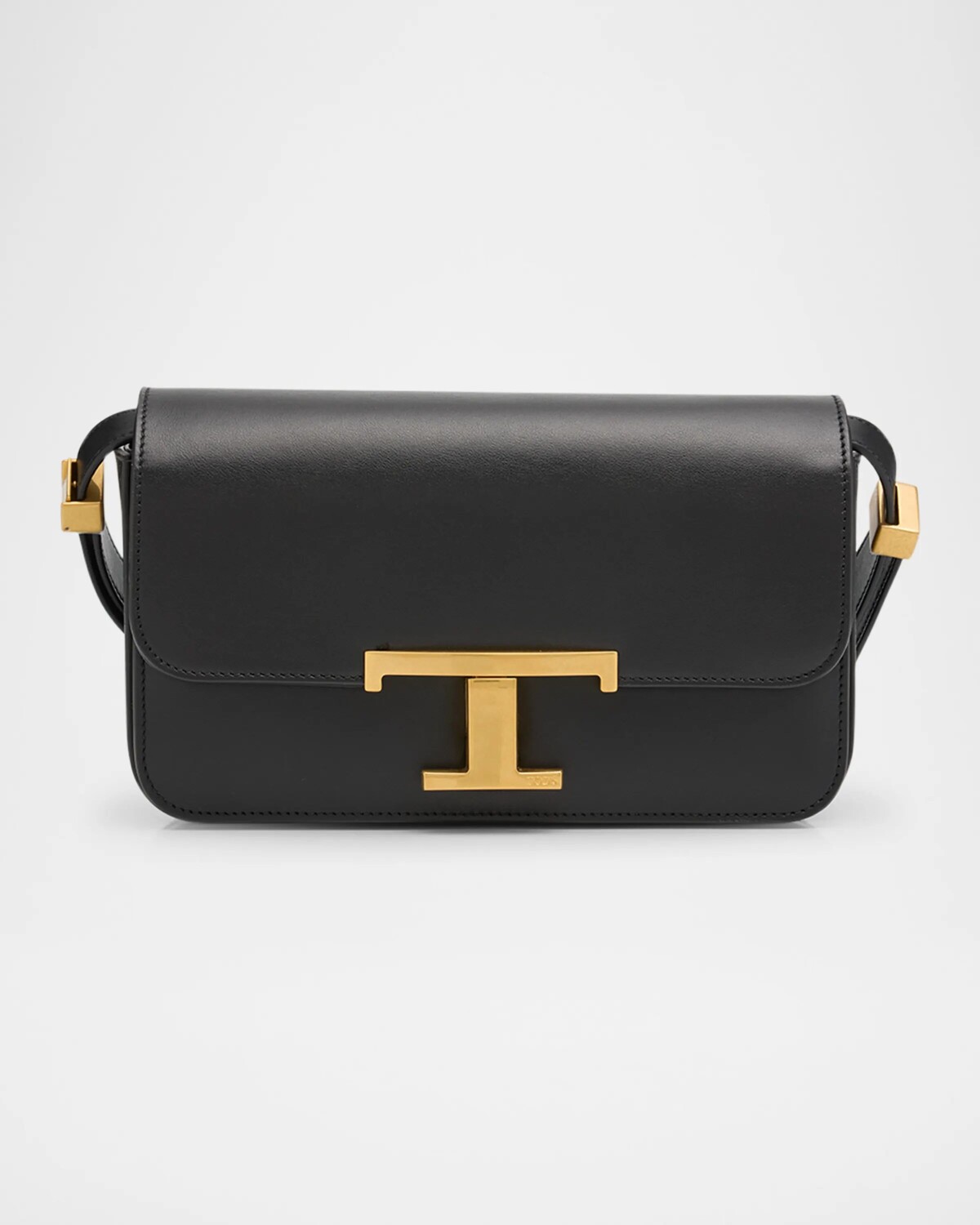 

Сумка через плечо из телячьей кожи с клапаном Tod'S, цвет Nero