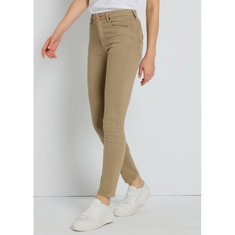 

Брюки Lois Jeans 133195-20108-2338 Skinny Fit high waist, зеленый