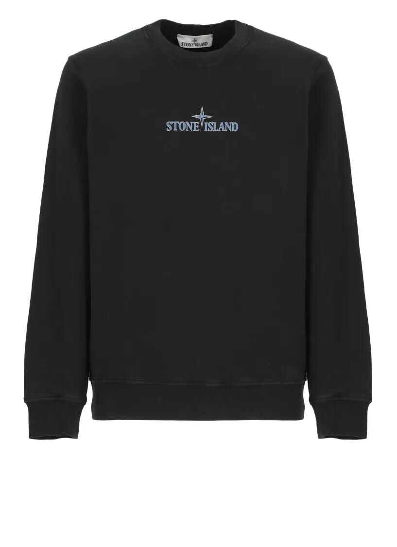 

Толстовка с логотипом Stone Island, черный