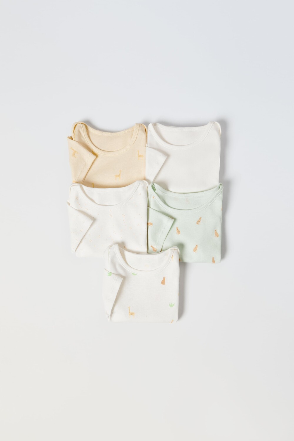 

Baby/ набор из пяти тема в теме джунглей Zara, белый