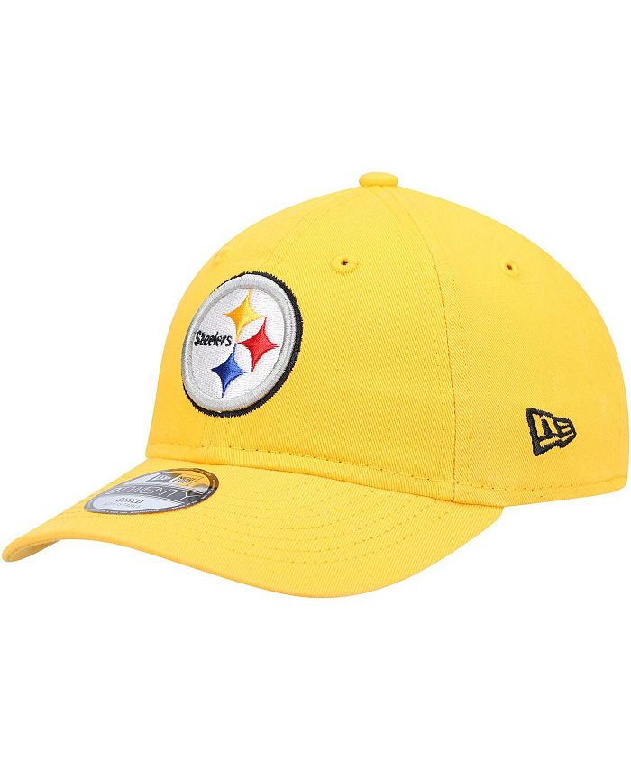 цена Регулируемая шапка унисекс унисекс Gold Pittsburgh Steelers Core Classic 2.0 9Twenty для дошкольников New Era, золотой