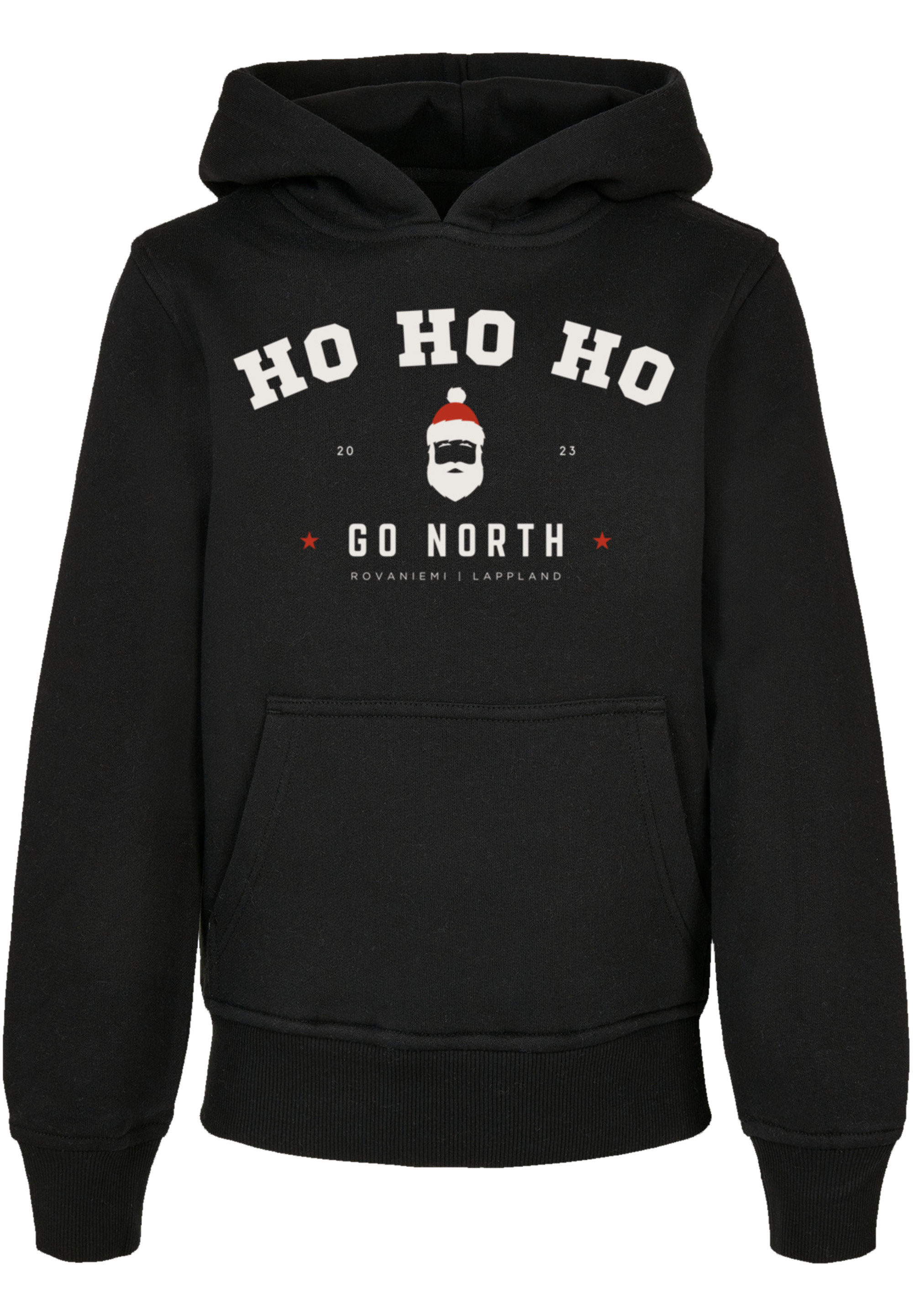 Пуловер F4NT4STIC Basic Kids Hoodie Ho Ho Ho Santa Claus Weihnachten, черный