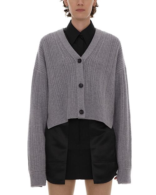 

Свободный кардиган-свитер Helmut Lang, цвет Gray