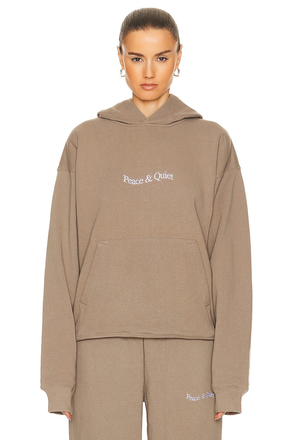 

Свитер Museum Of Peace And Quiet Wordmark Hoodie, цвет Clay