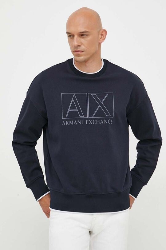 

Фуфайка Armani Exchange, темно-синий