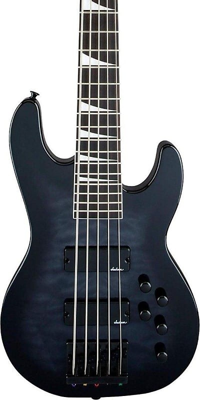 

Басс гитара Jackson JS Series 5 String Concert Bass Model JS3VQ, Transparent Black Burst