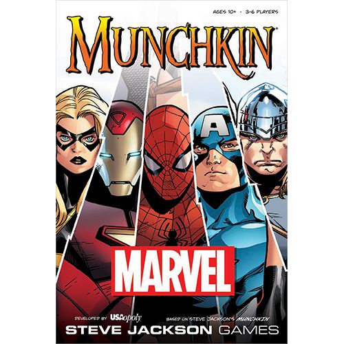 Настольная игра Munchkin: Marvel Edition Steve Jackson Games настольная игра steve jackson games zombie dice horde edition